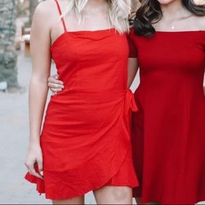 Red Mini dress